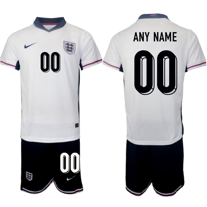 Men 2024-2025 Season England home white customized Soccer Jersey